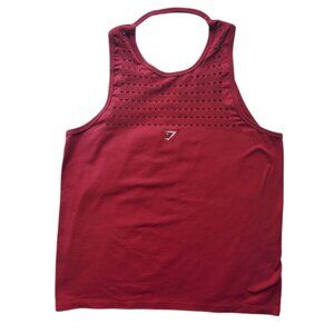 Gymshark Energy Seamless Loose Vest in Beet Size Small
